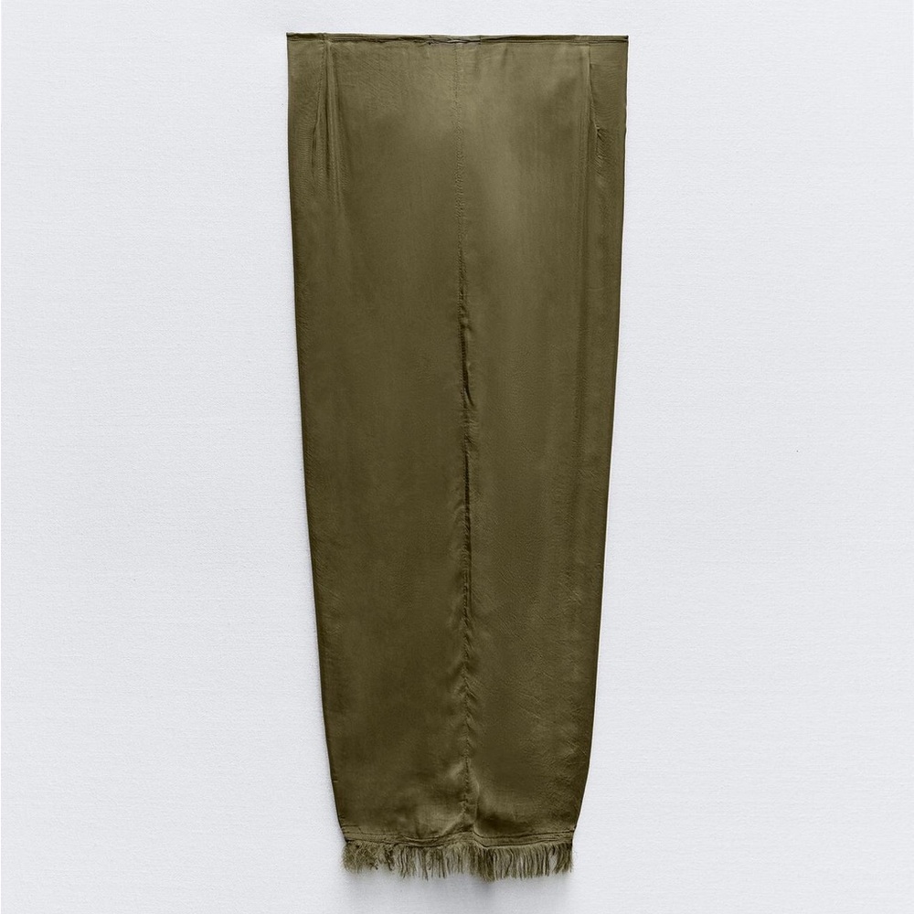 ZARA NWT FRAYED PAREO - Picture 7 of 9